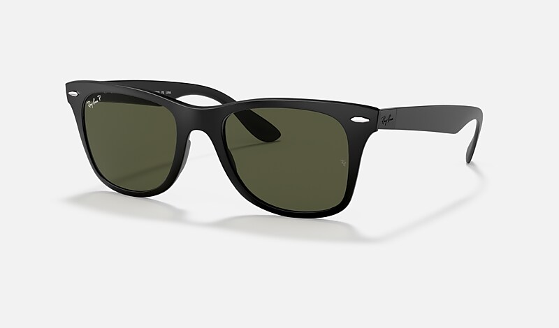 WAYFARER LITEFORCE Sunglasses in Black and Green RB4195 Ray