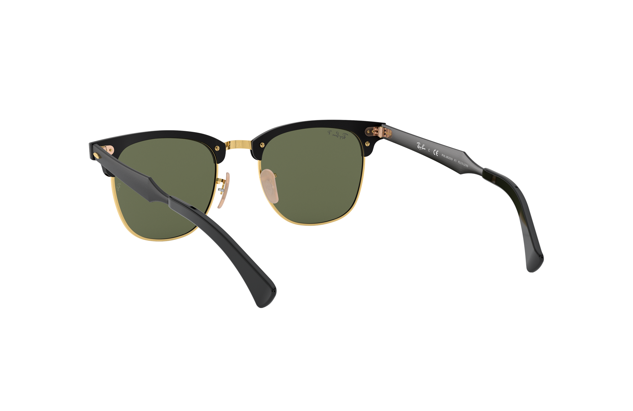 Clubmaster Aluminum Sunglasses in Black 