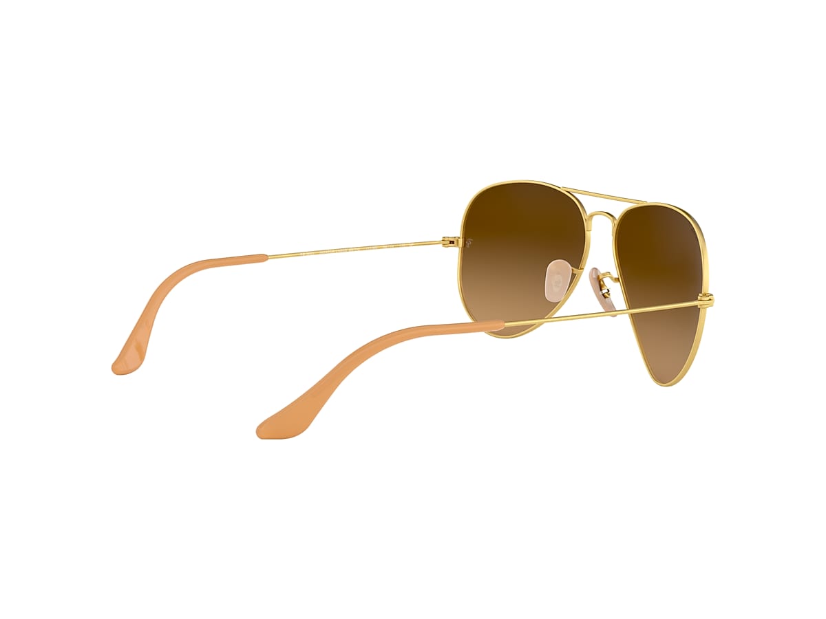 現行品✨Ray Ban AVIATOR GRADIENT sunglasses AVIATOR GRADIENT Sunglasses in Gold and Brown - RB3025 | Ray