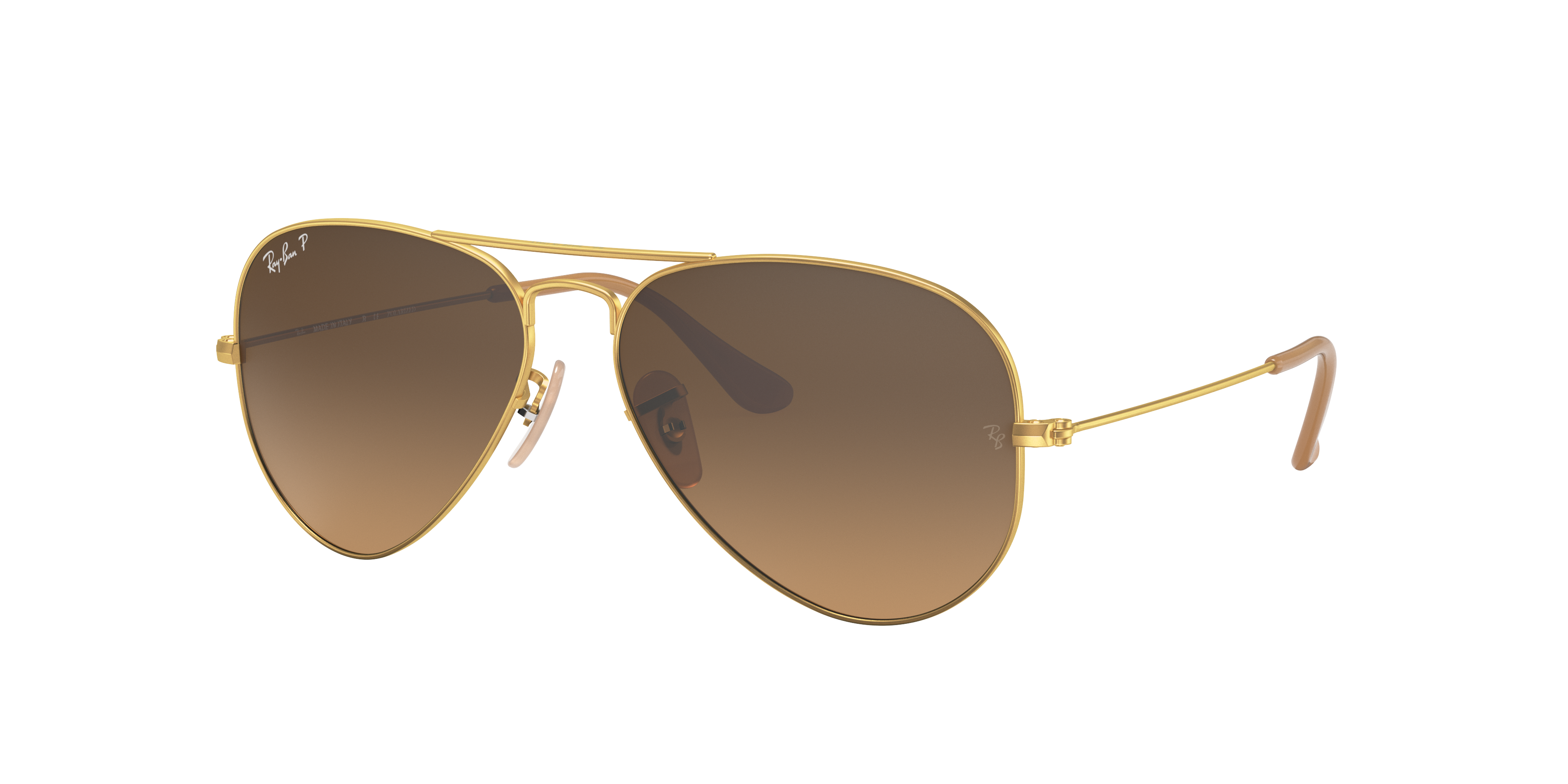ray ban rb3025 aviator sunglasses gold frame crystal gradient bl