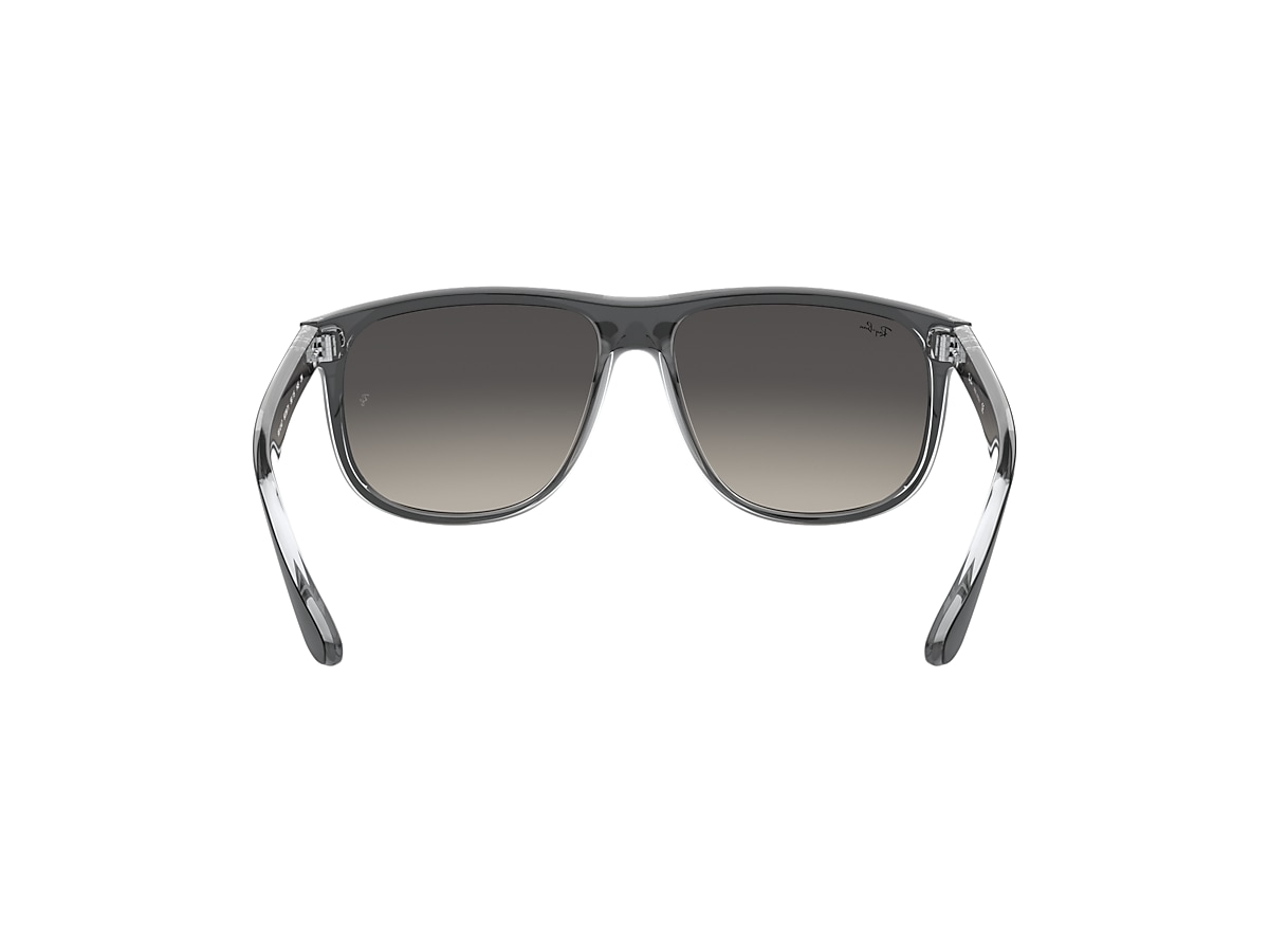 BOYFRIEND Sunglasses in Black On Transparent and Grey