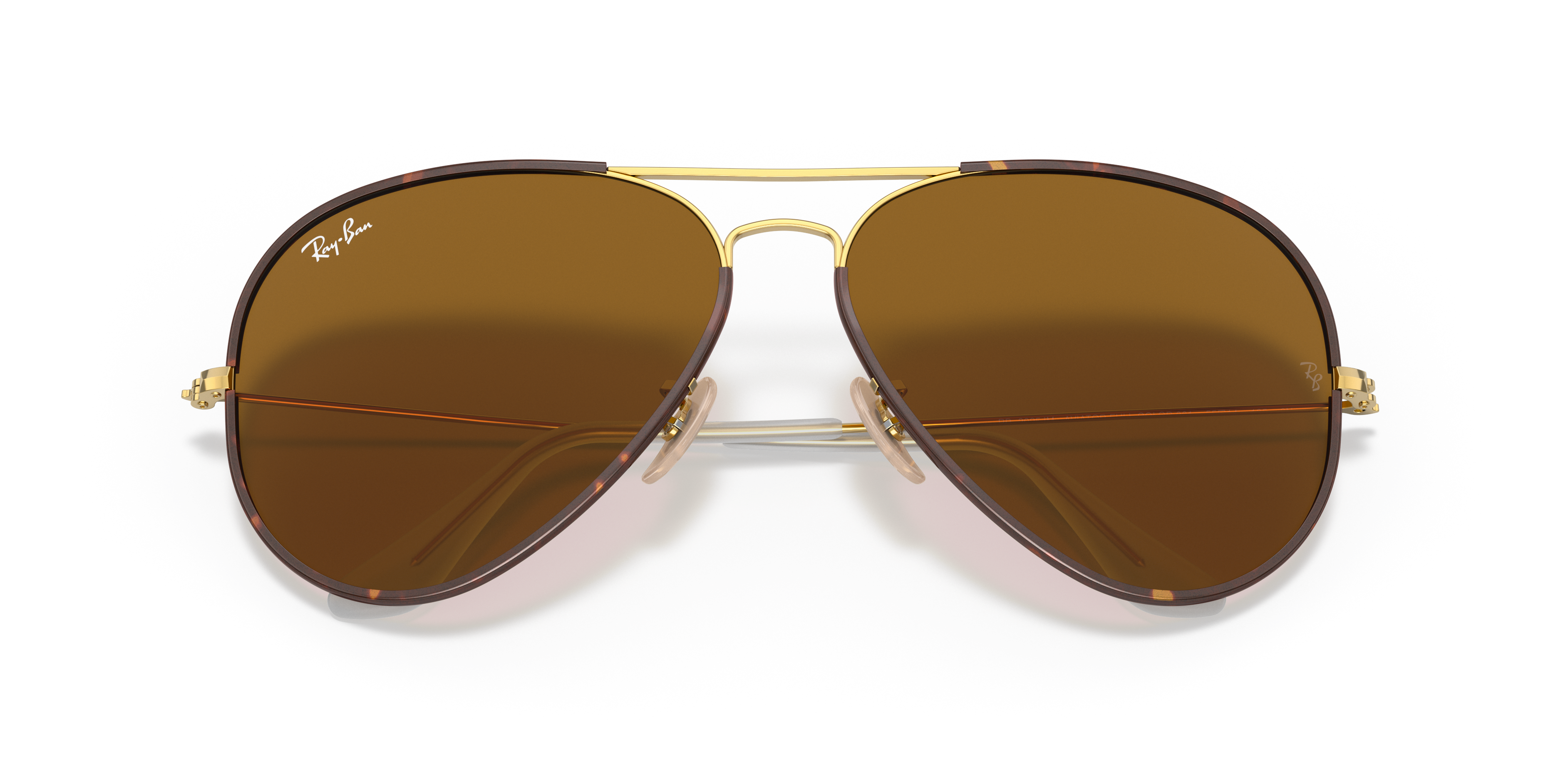 ray ban gold tortoise aviator