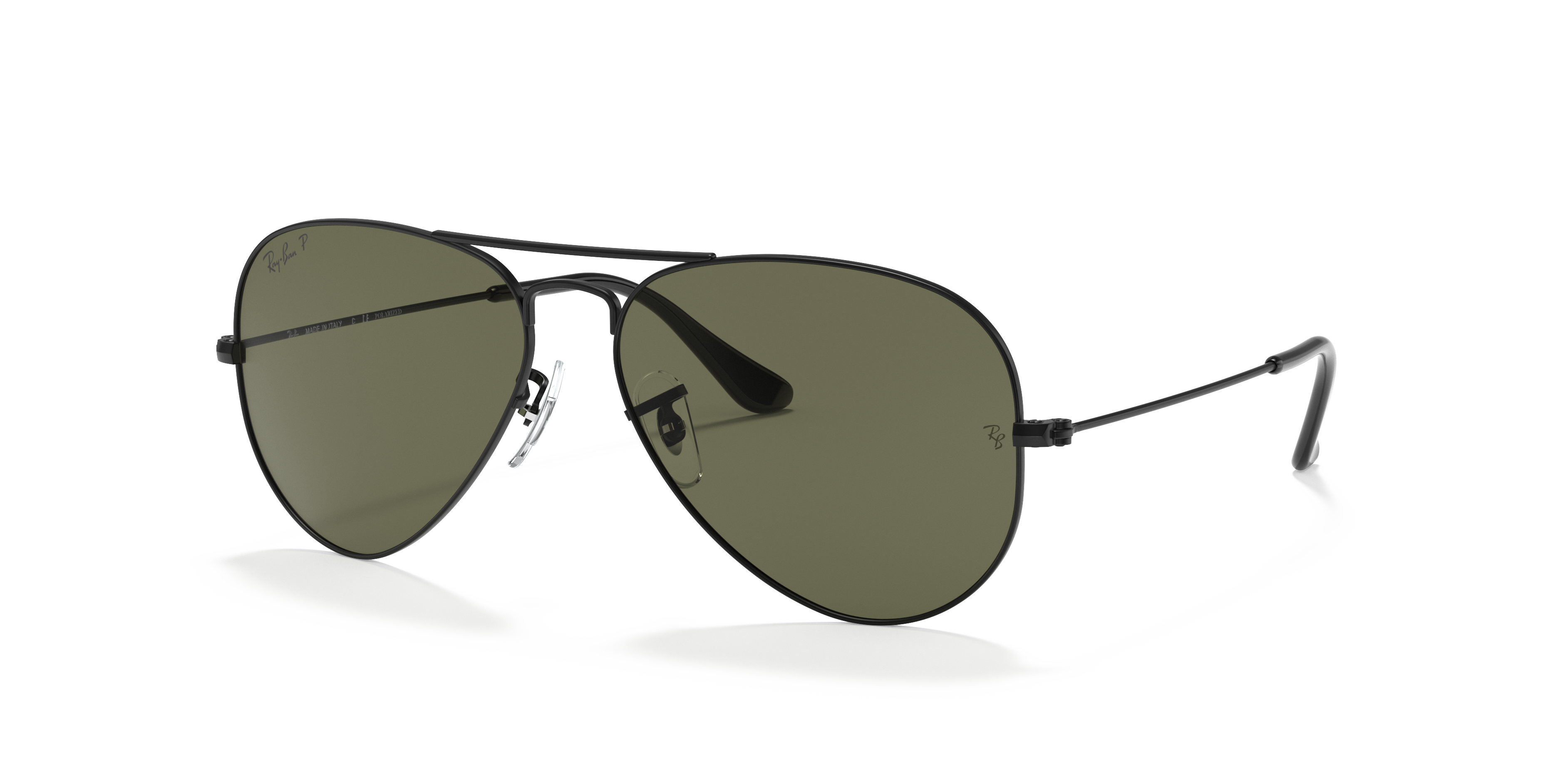 Ray Ban Aviator Classic Rb3025 Black Metal Green Polarized Lenses 0rb3025w Ray Ban Usa