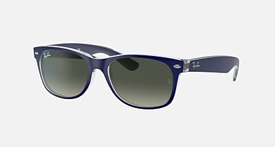 NEW WAYFARER COLOR MIX Sunglasses in Blue and Grey - RB2132