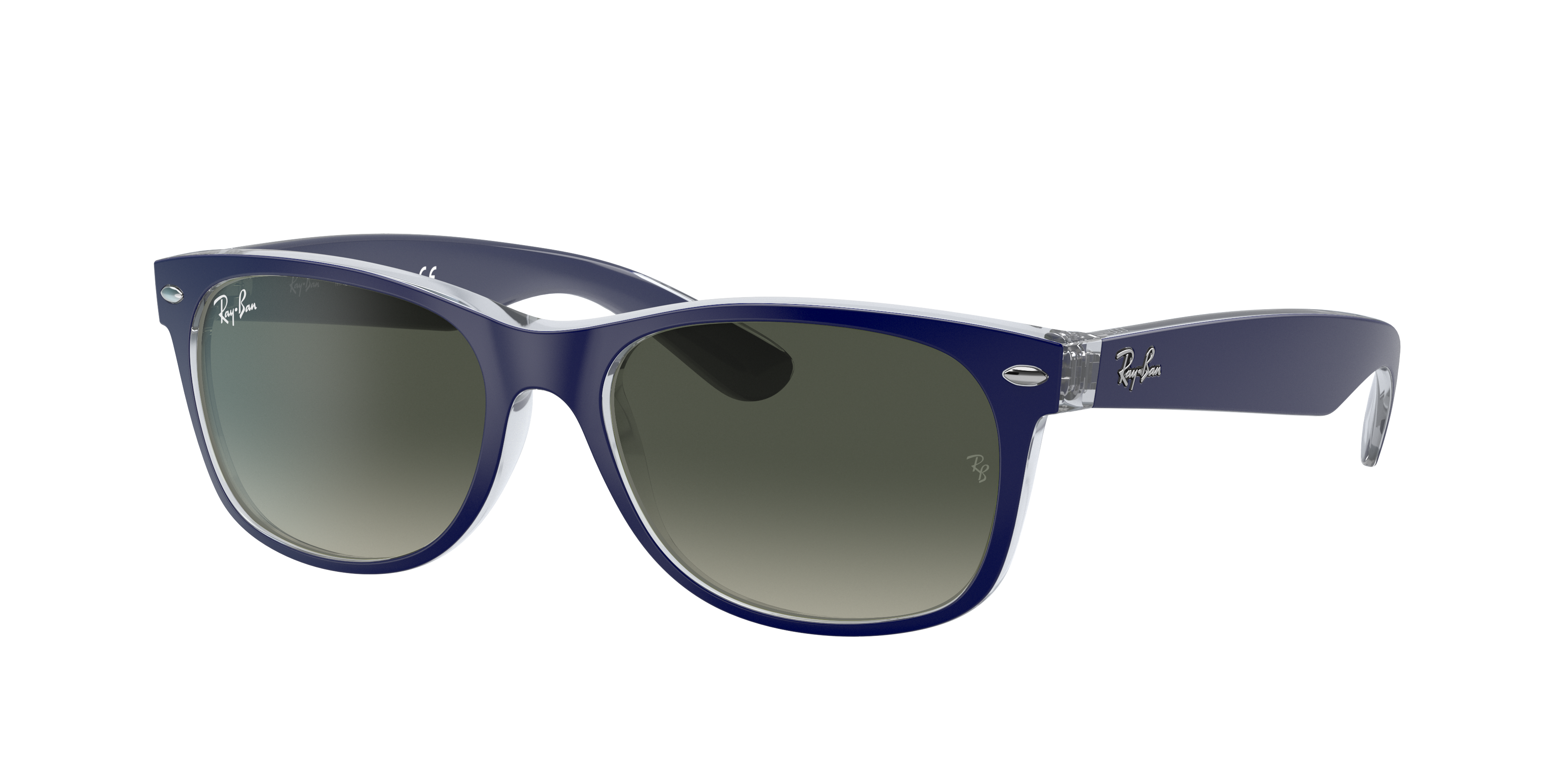 New Wayfarer Color Mix Sunglasses in Blue and Grey - RB2132 | Ray-Ban® US
