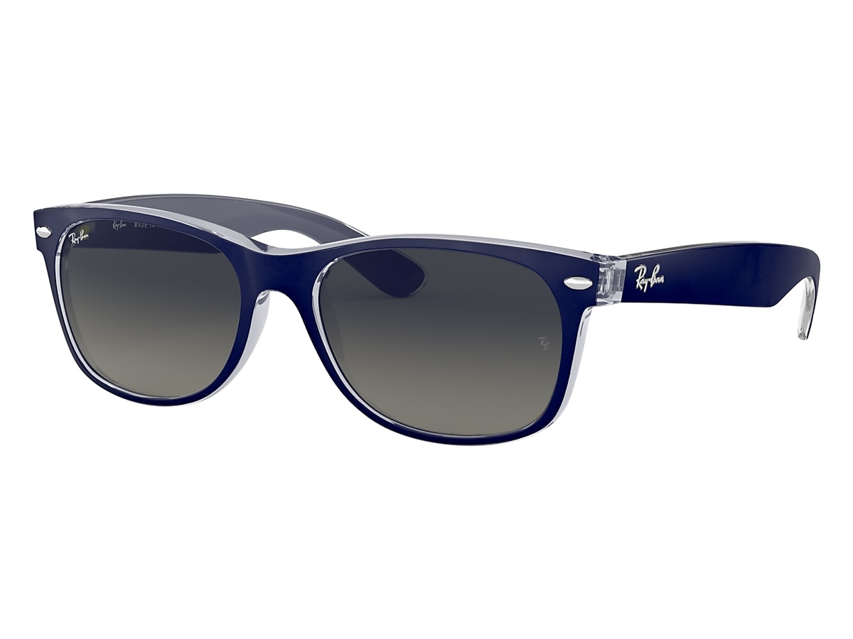 NEW WAYFARER COLOR MIX Sunglasses in Blue and Grey RB2132 Ray Ban US