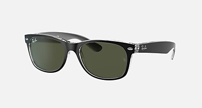NEW WAYFARER COLOR MIX Sunglasses in Black On Transparent and G-15