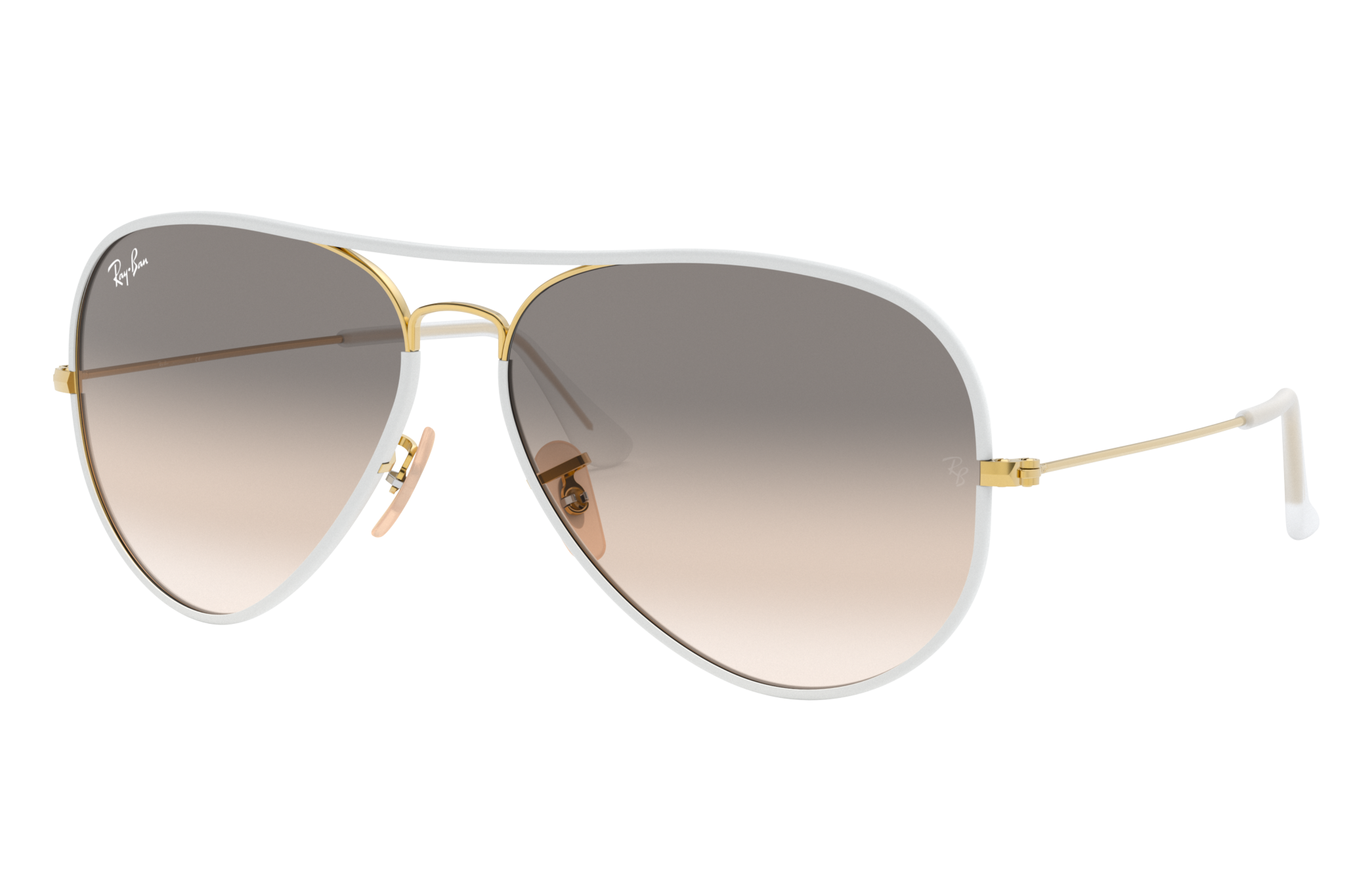 ray ban sunglasses white frame