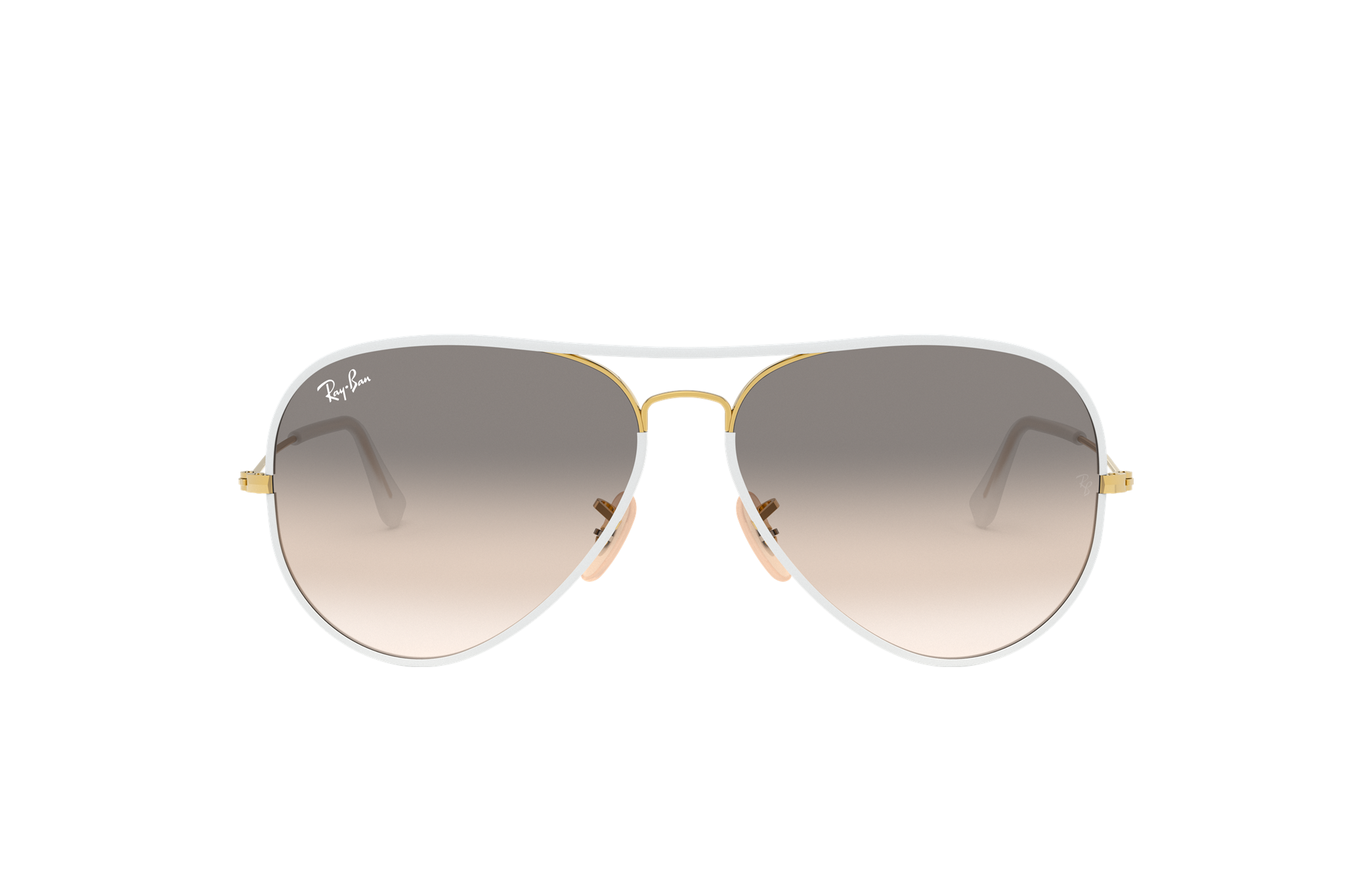 ray ban white rim