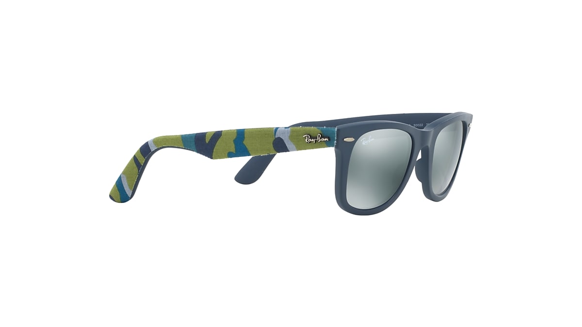 Original Wayfarer Urban Camouflage Sunglasses in Blue and Silver | Ray-Ban®