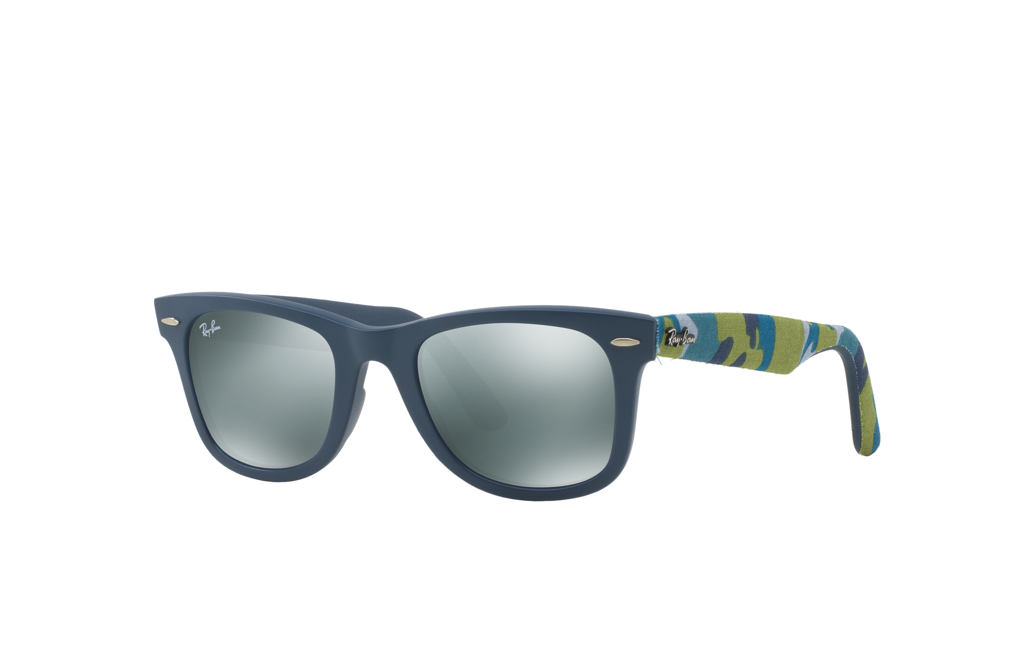Coöperatie Garderobe stap Original Wayfarer Urban Camouflage Sunglasses in Blue and Silver | Ray-Ban®