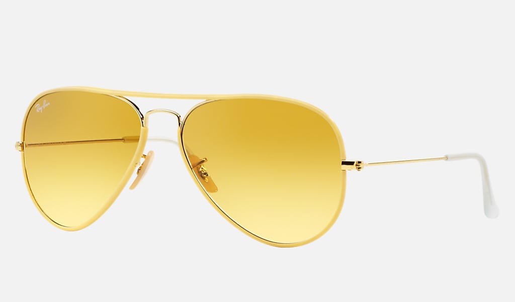 Aviator Full Color Sunglasses in Yellow and Yellow | Ray-Ban®