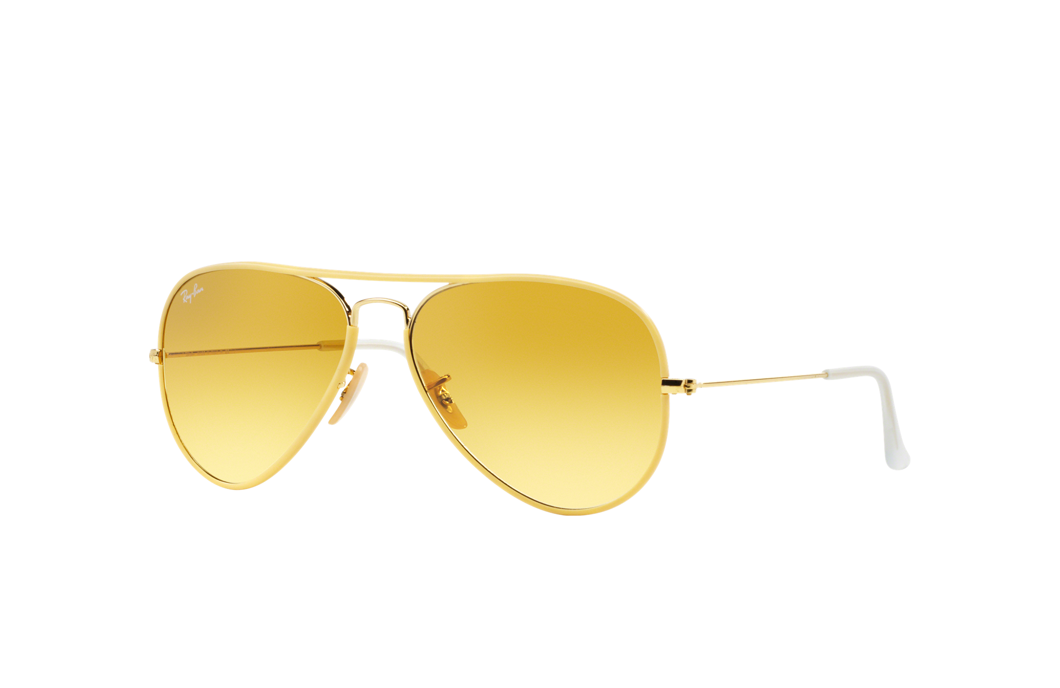 AVIATOR FULL COLOR Sunglasses in Yellow and Yellow - RB3025JM