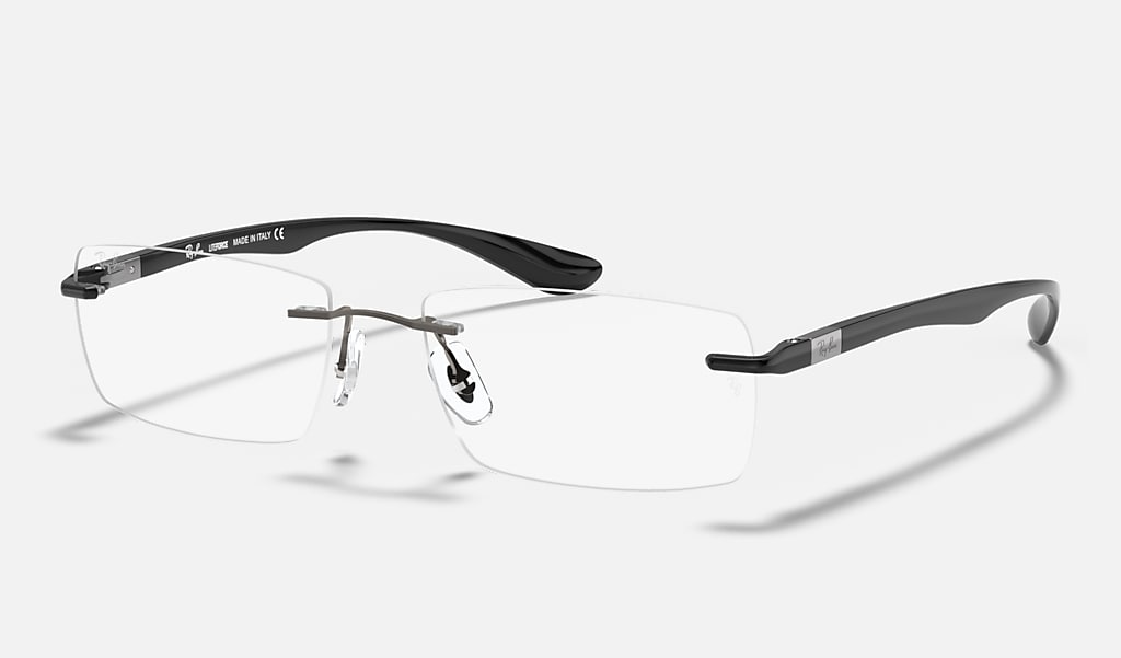 Rb8724 Optics Eyeglasses with Gunmetal Frame | Ray-Ban®