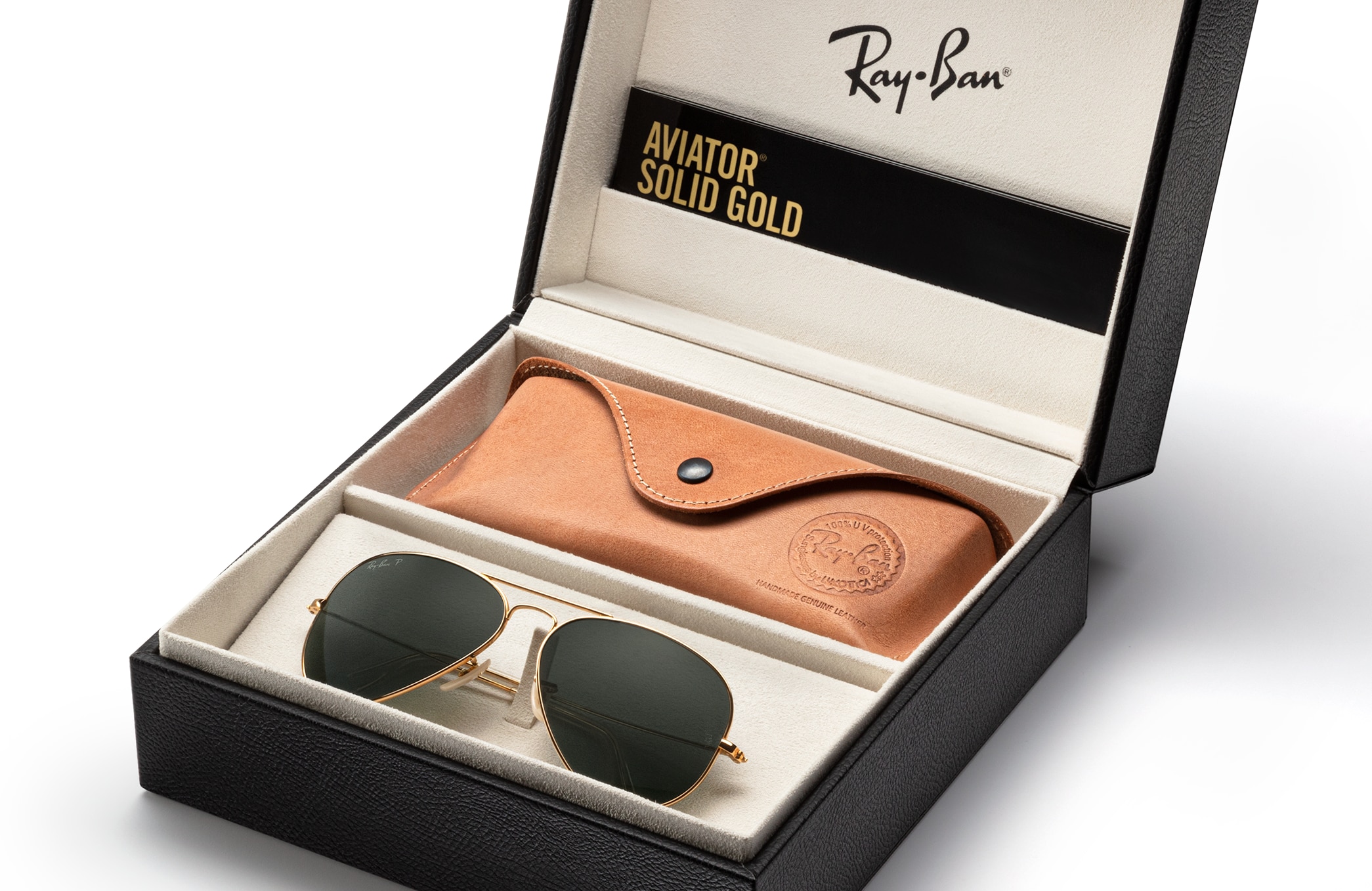 do ray bans have real gold