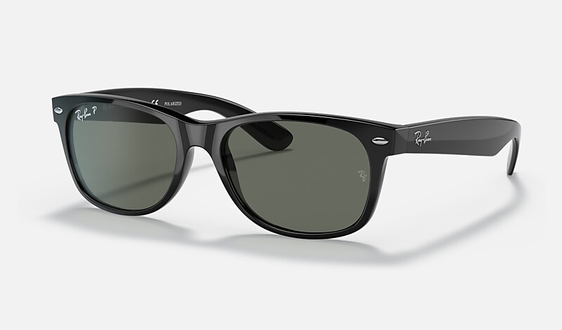 NEW WAYFARER CLASSIC Sunglasses in Black and Green - RB2132F | Ray