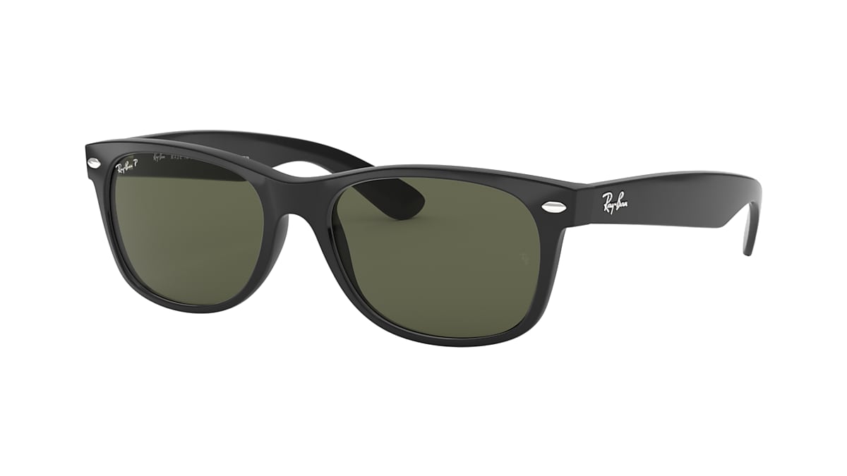 NEW WAYFARER CLASSIC Sunglasses in Black and Green - RB2132F | Ray