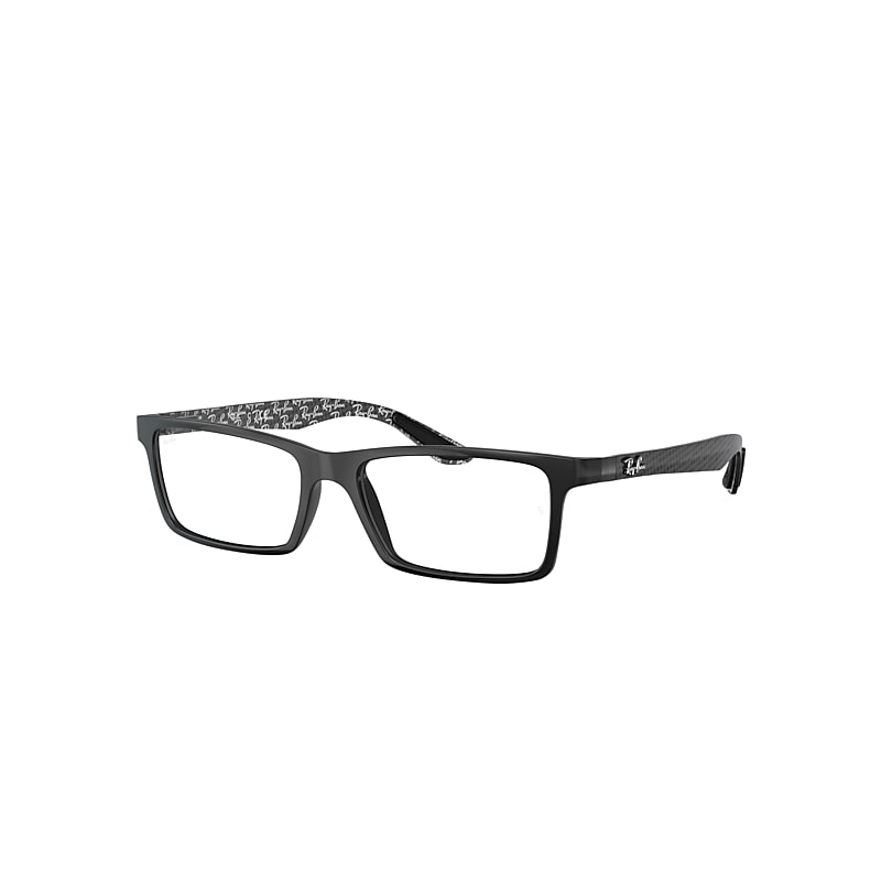 Ray-Ban Rb8901 Eyeglasses Black Frame Clear Lenses Polarized 53-17