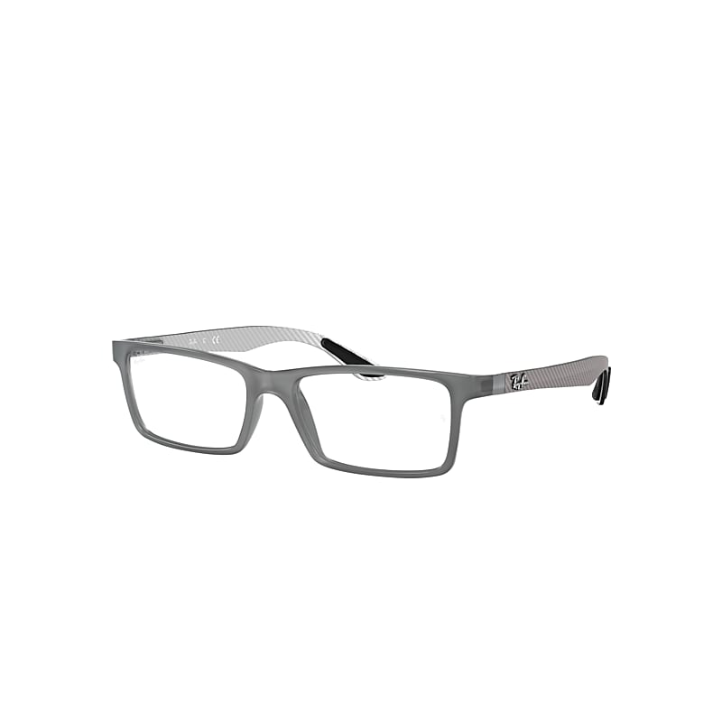 Ray-Ban Rb8901 Optics Eyeglasses Gunmetal Frame Clear Lenses Polarized 53-17