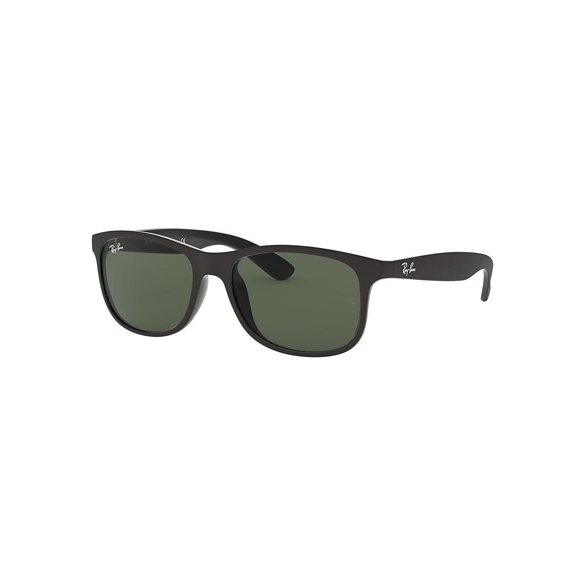 biografi frimærke tykkelse Andy Sunglasses in Black and Green | Ray-Ban®