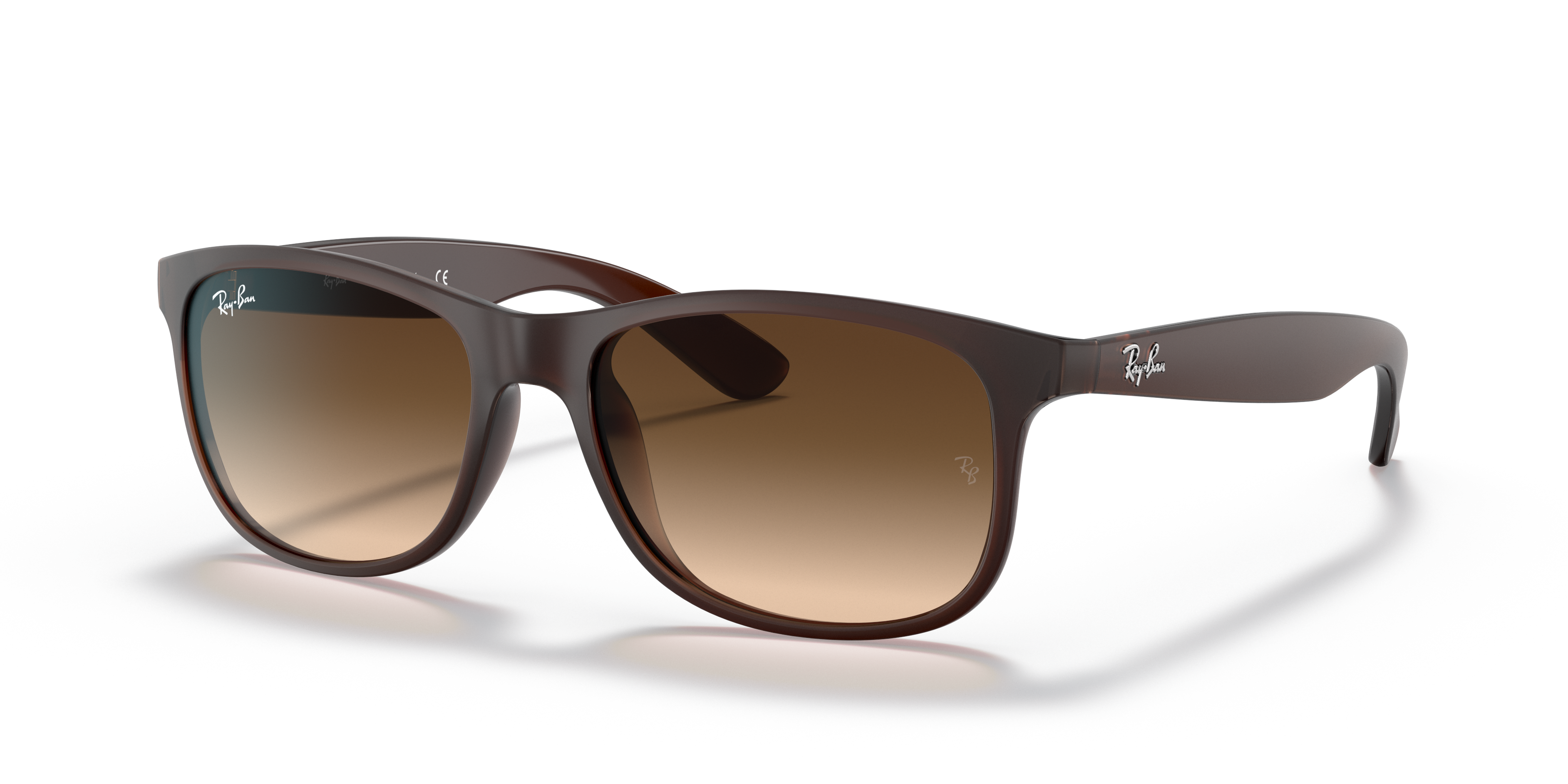 matte brown ray ban sunglasses