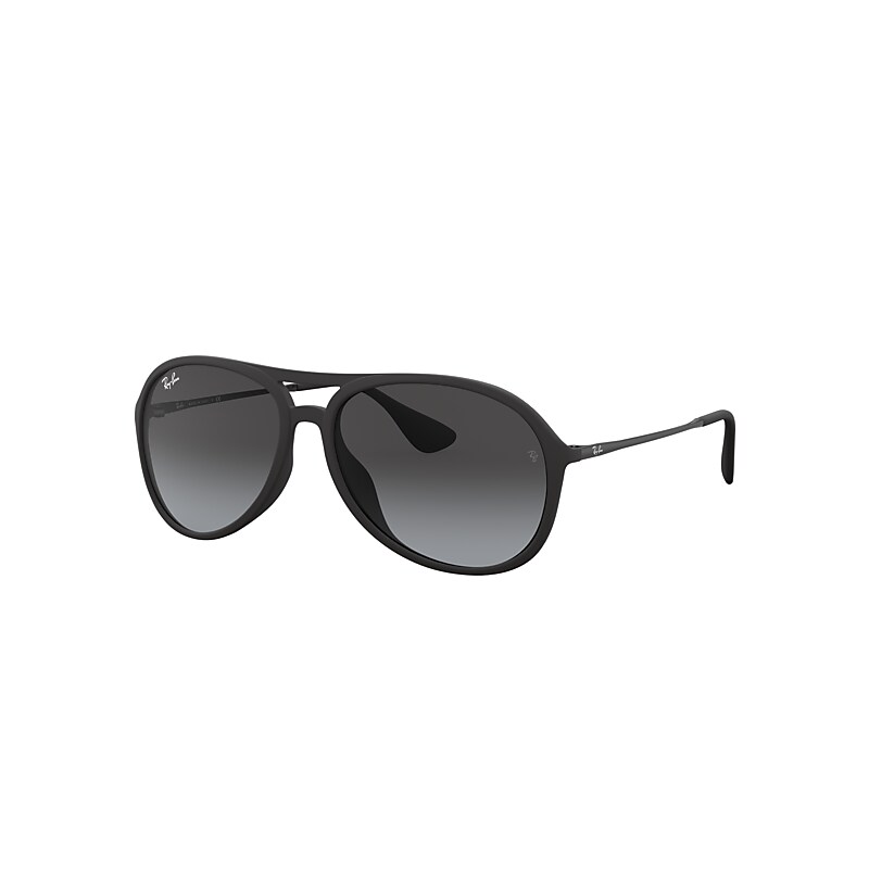 Ray-Ban Alex Sunglasses Black Frame Grey Lenses 59-15