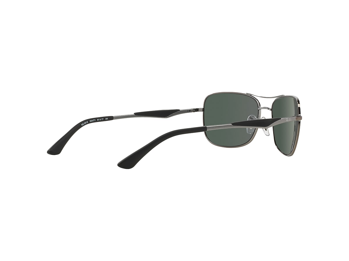 Rb3515 Sunglasses in Gunmetal and Green | Ray-Ban®