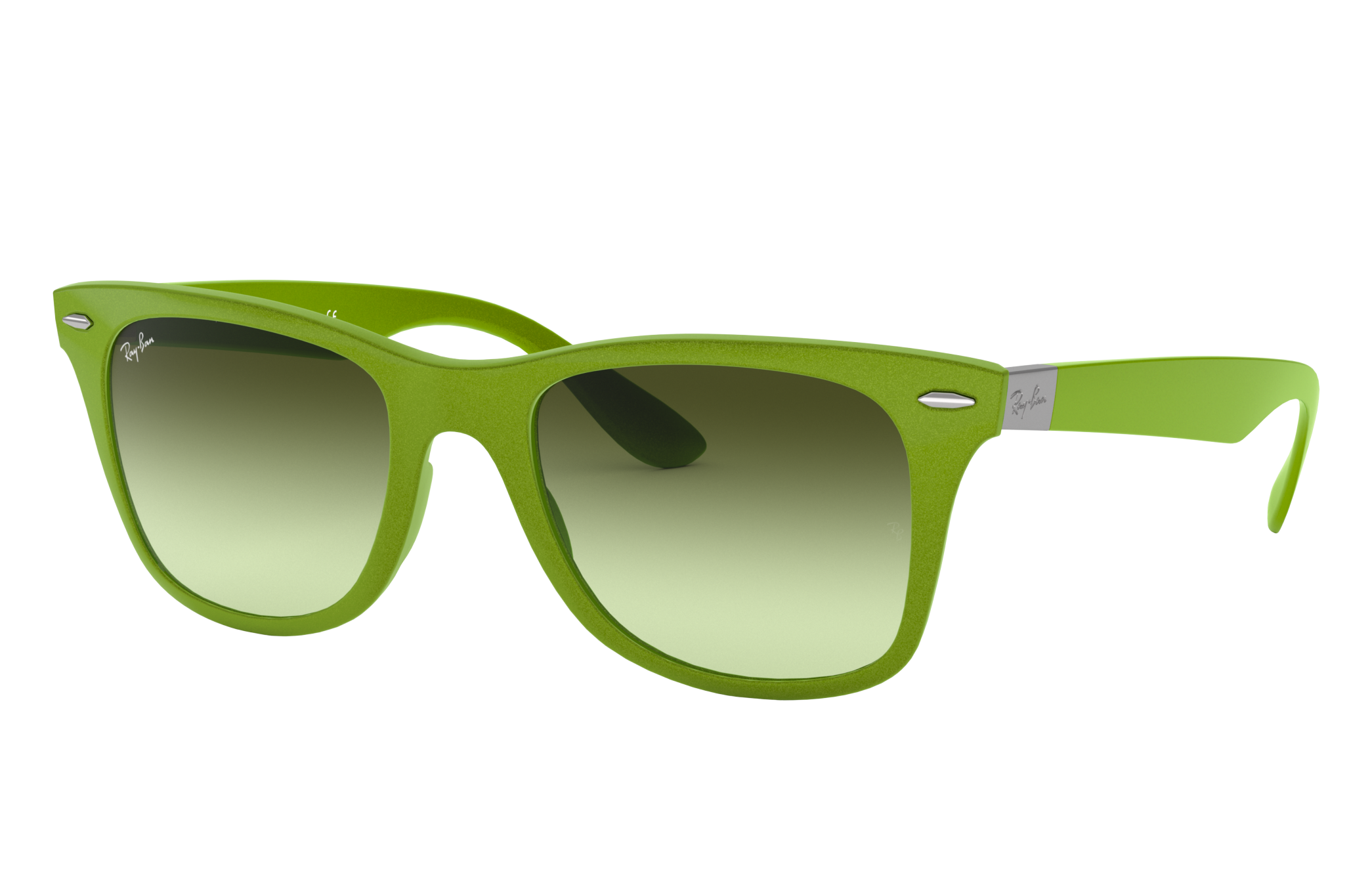 Wayfarer Liteforce Sunglasses in Green and Green | Ray-Ban®
