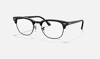 CLUBMASTER OPTICS Eyeglasses with Black On Silver Frame - RB5154