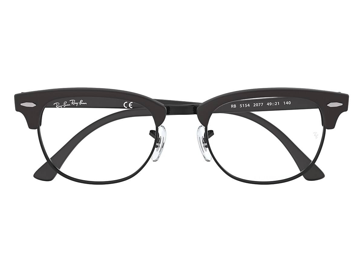 Clubmaster Optics Eyeglasses with Black Frame | Ray-Ban®
