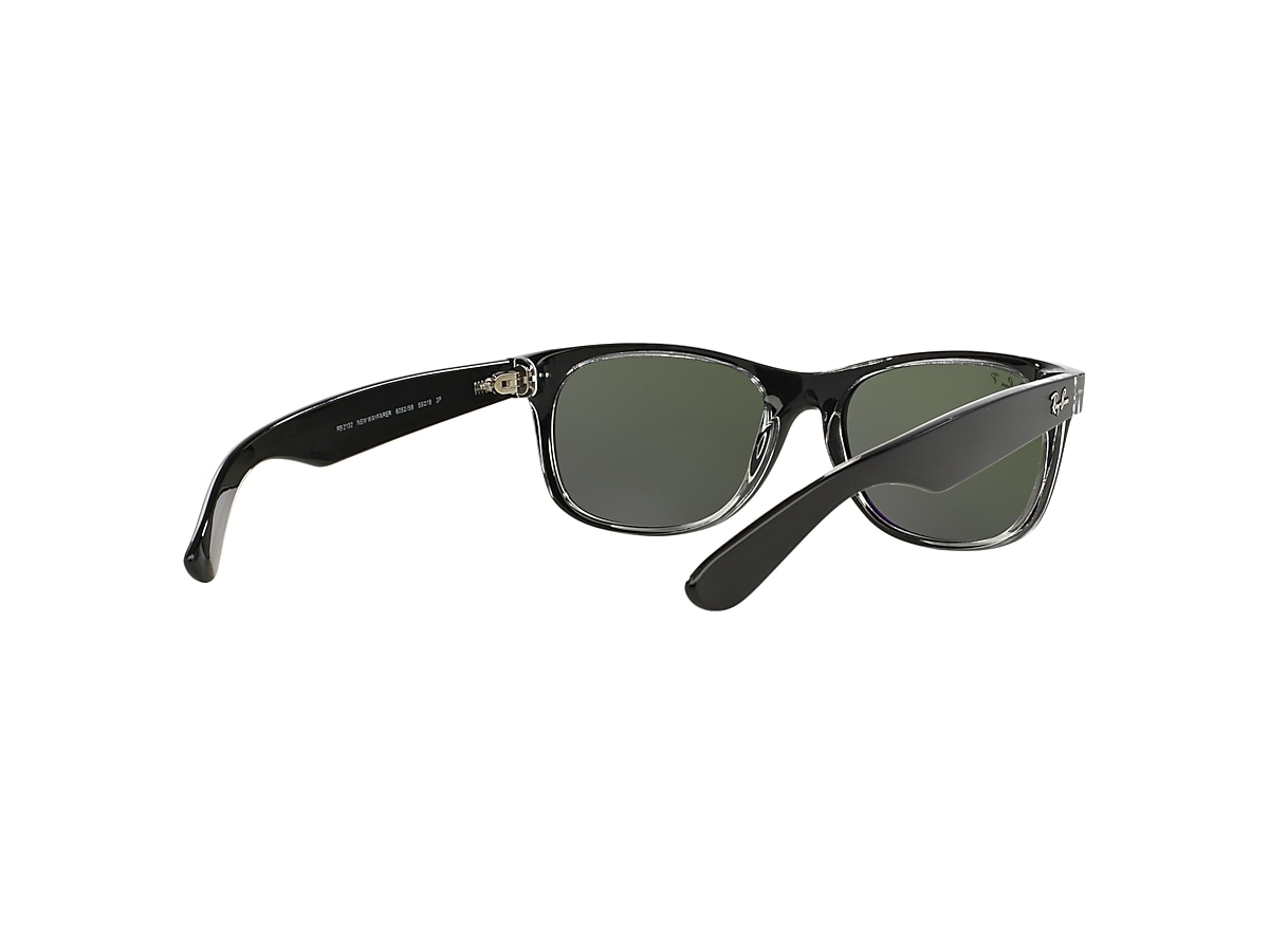 NEW WAYFARER CLASSIC Sunglasses in Black On Transparent and NEW WAYFARER CLASSIC Sunglasses in Black On Transparent and