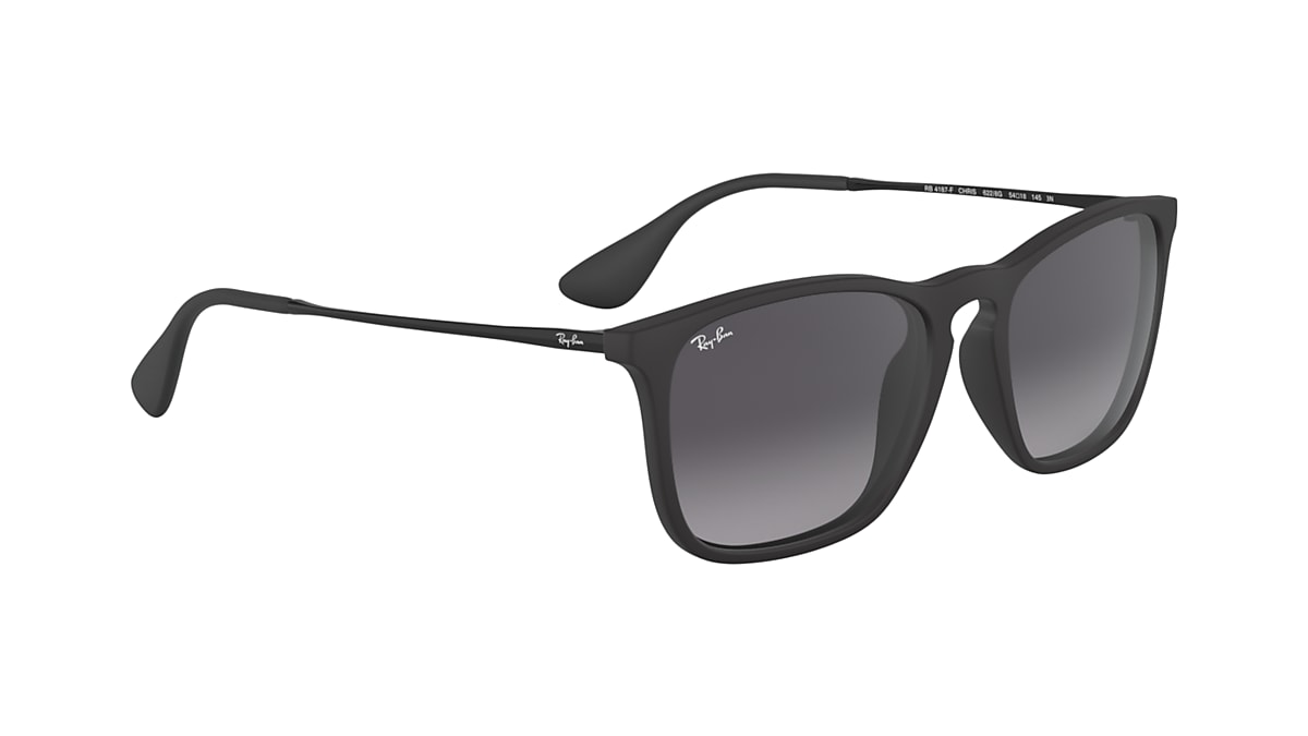 CHRIS Sunglasses in Black and Grey - RB4187F | Ray-Ban® US