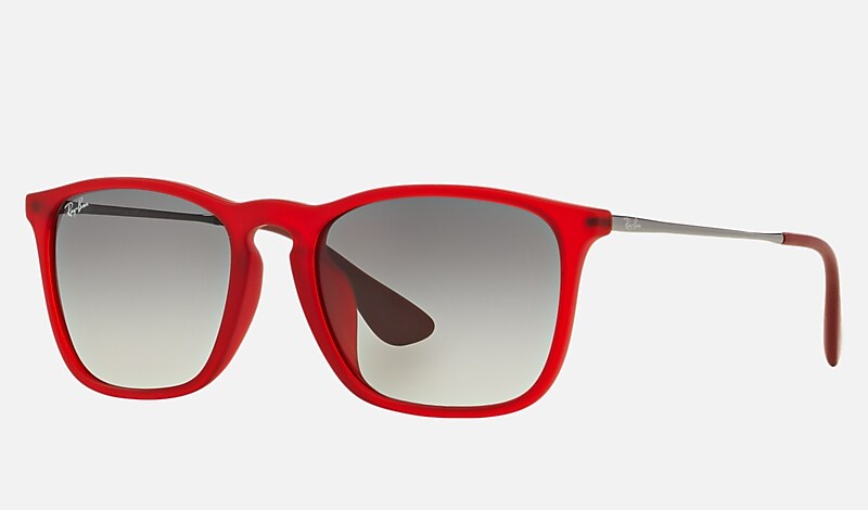 Red Sunglasses in Grey and CHRIS - RB4187F | Ray-Ban®