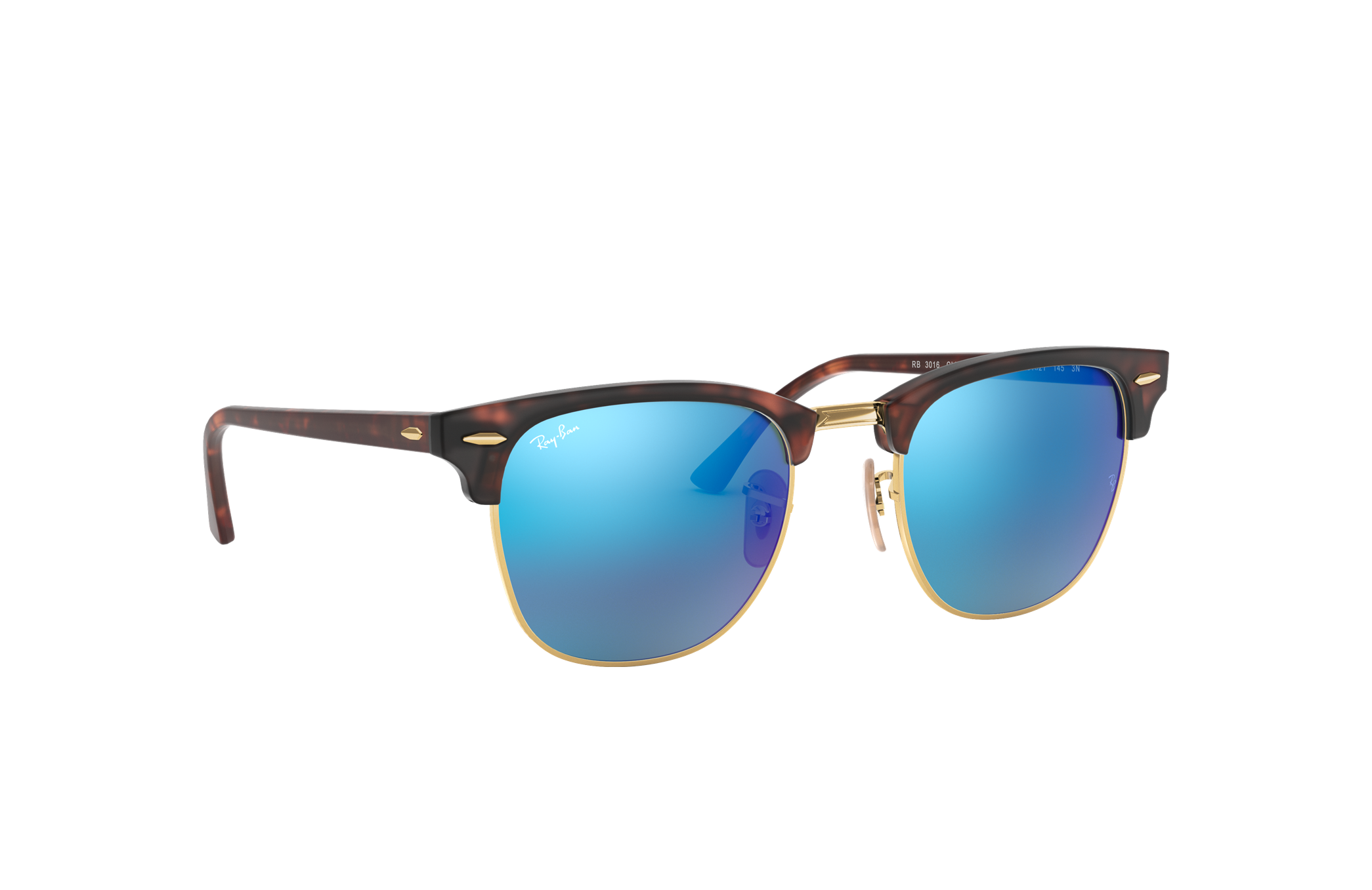 ray ban clubmaster blue lenses