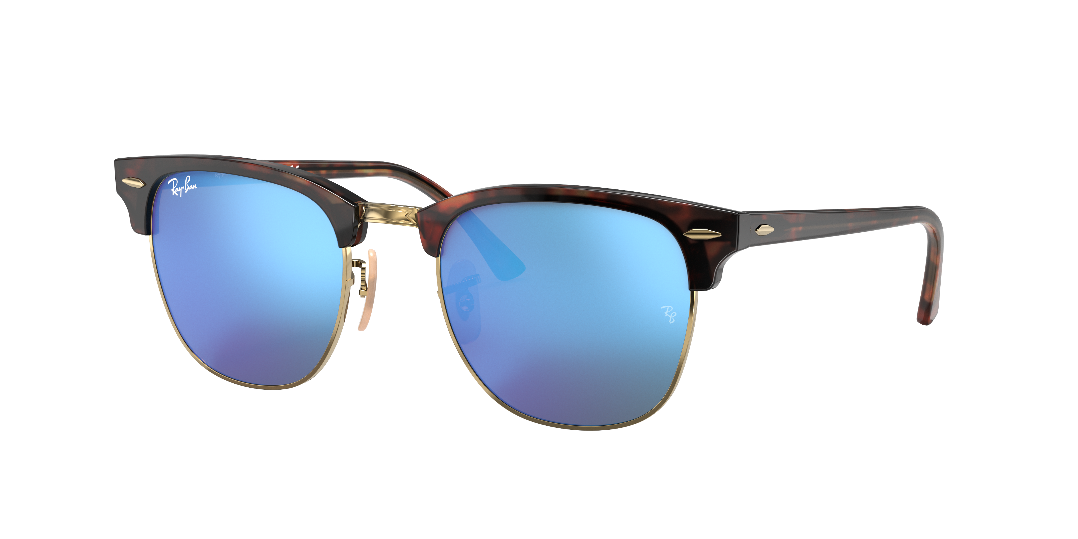 blue lens clubmaster