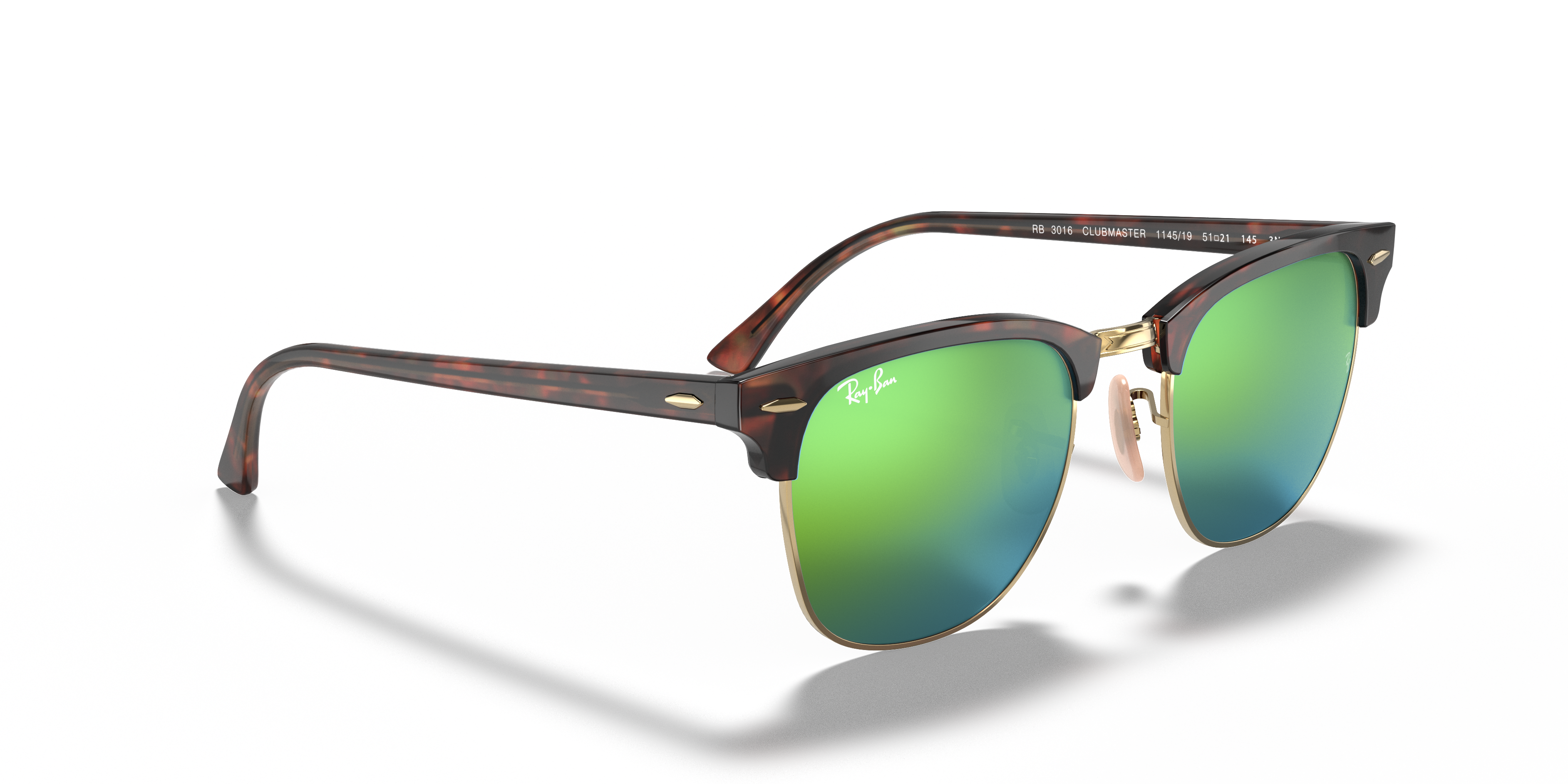 ray ban clubmaster green flash