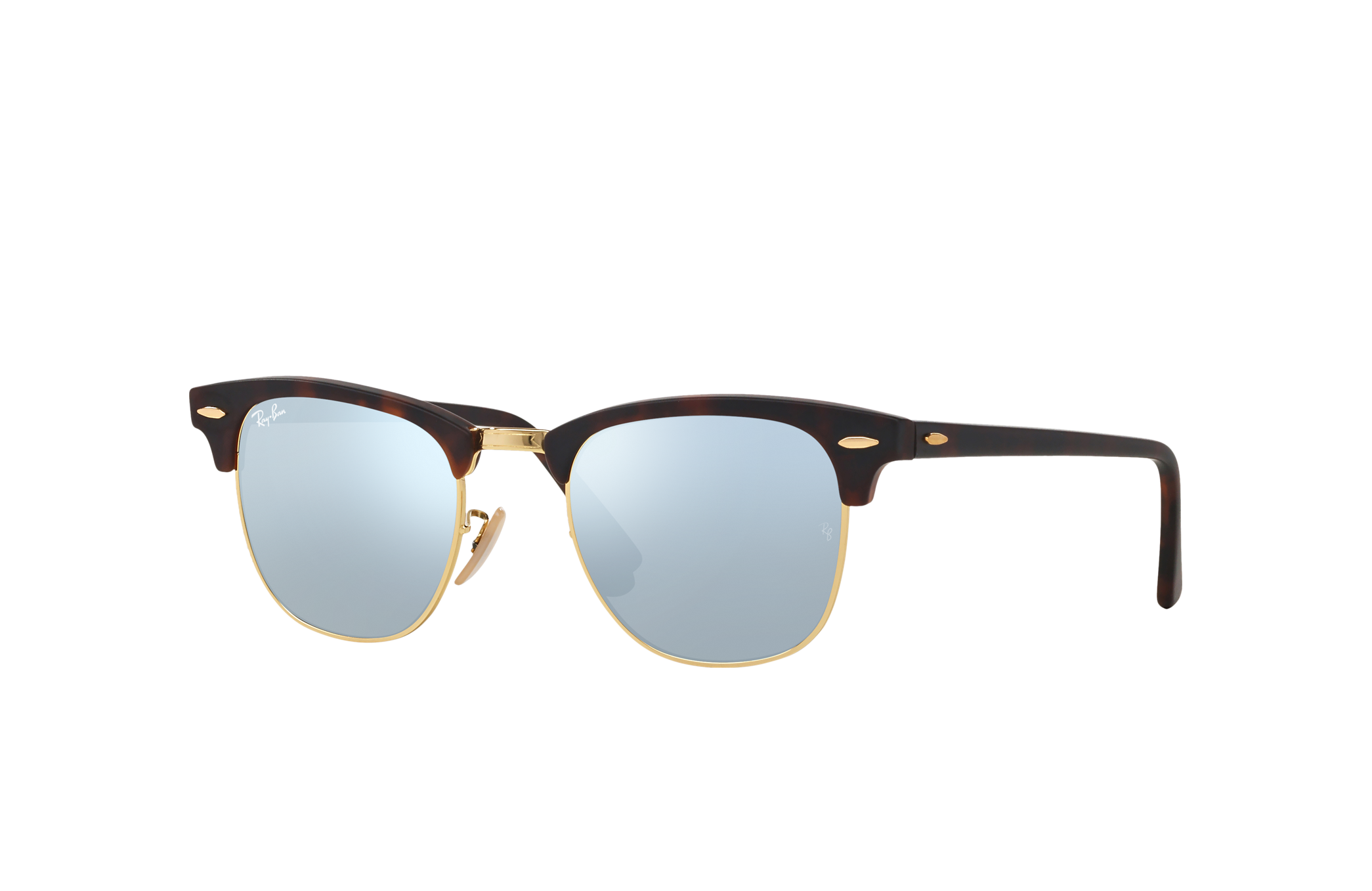 ray ban clubmaster mirrored lens