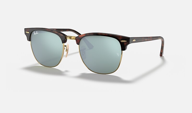 Silver gradient flash ray ban sale