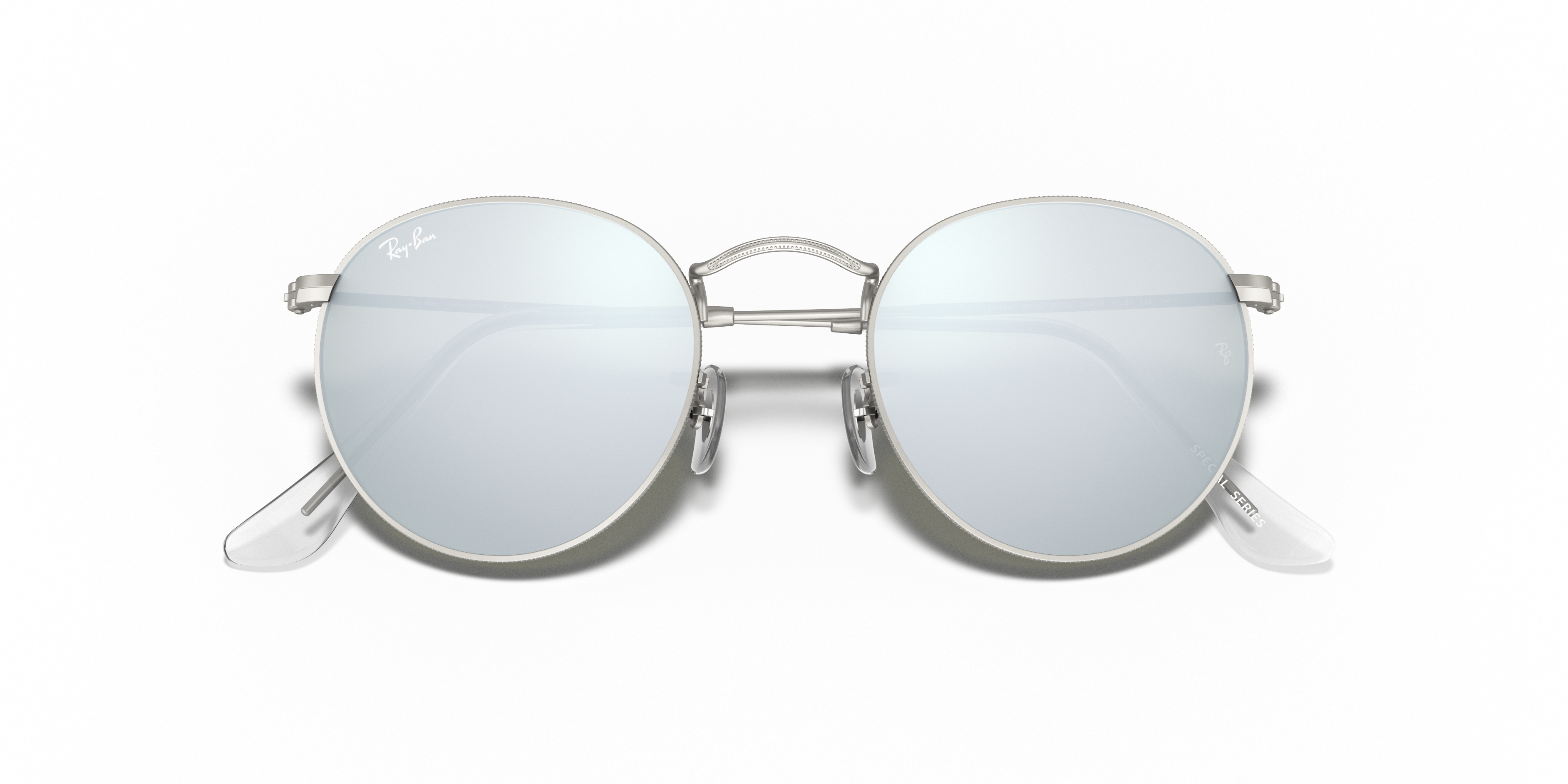ray ban round clear glasses