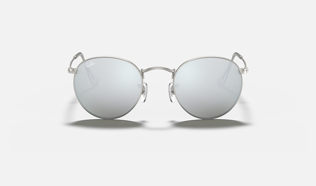 Round Flash Lenses Sunglasses in Silver | Ray-Ban®