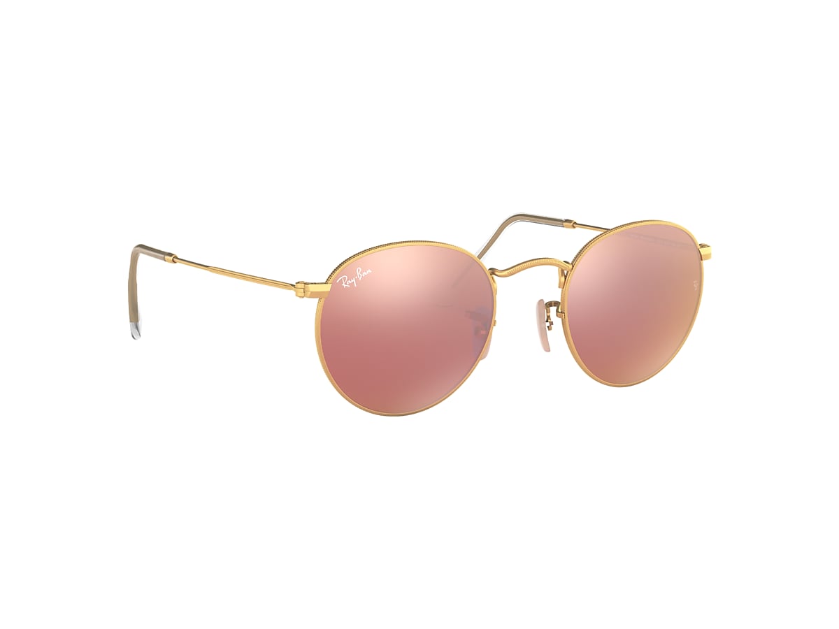 Stædig fisk svælg ROUND FLASH LENSES Sunglasses in Gold and Copper - RB3447 | Ray-Ban® US