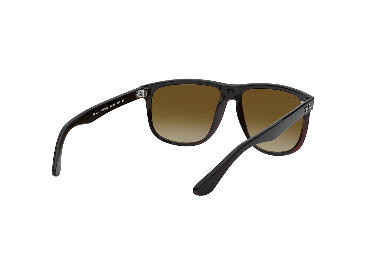 BOYFRIEND Sunglasses Black | and Brown On - in RB4147 US Brown Ray-Ban®