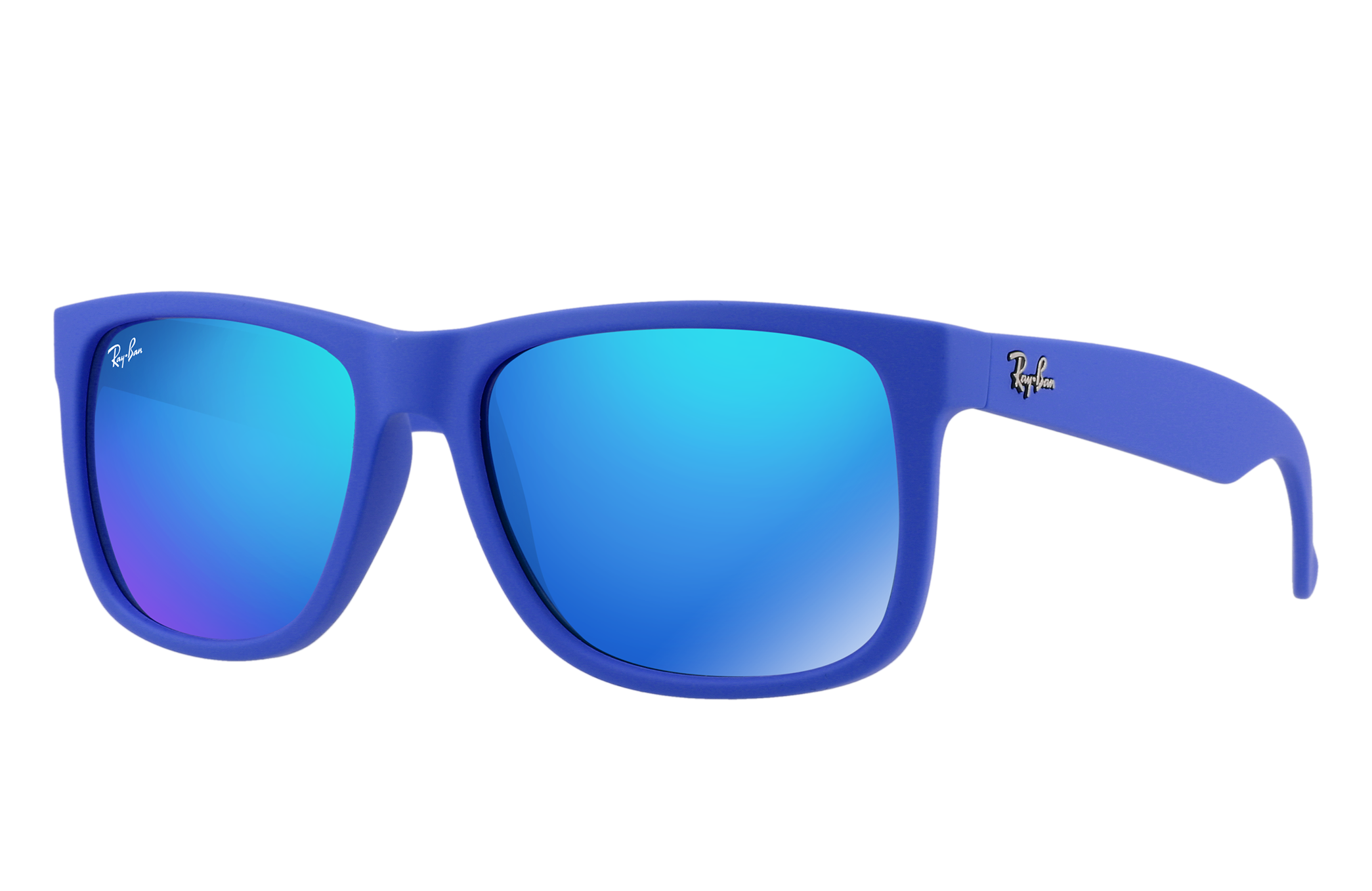Justin Sunglasses In Blue And Blue Ray Ban®