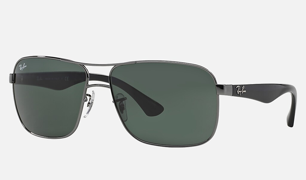Rb3516 Sunglasses in Gunmetal and Green | Ray-Ban®