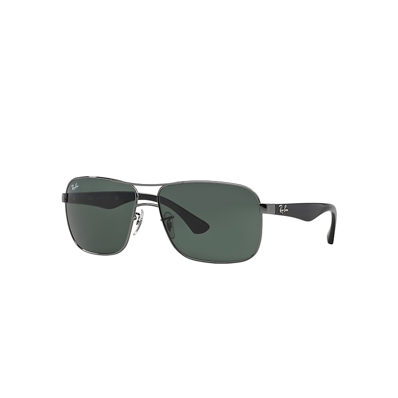 Ray-Ban Rb3516 Sunglasses Black Frame Green Lenses 59-15
