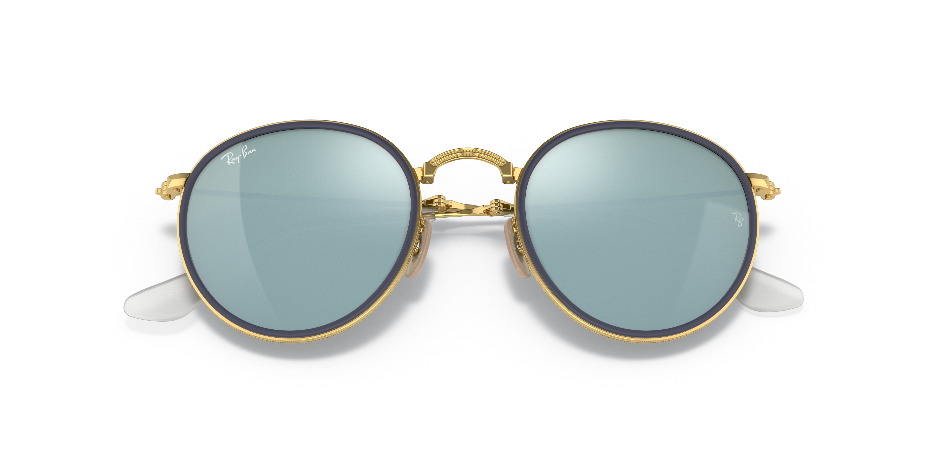 ray ban round folding