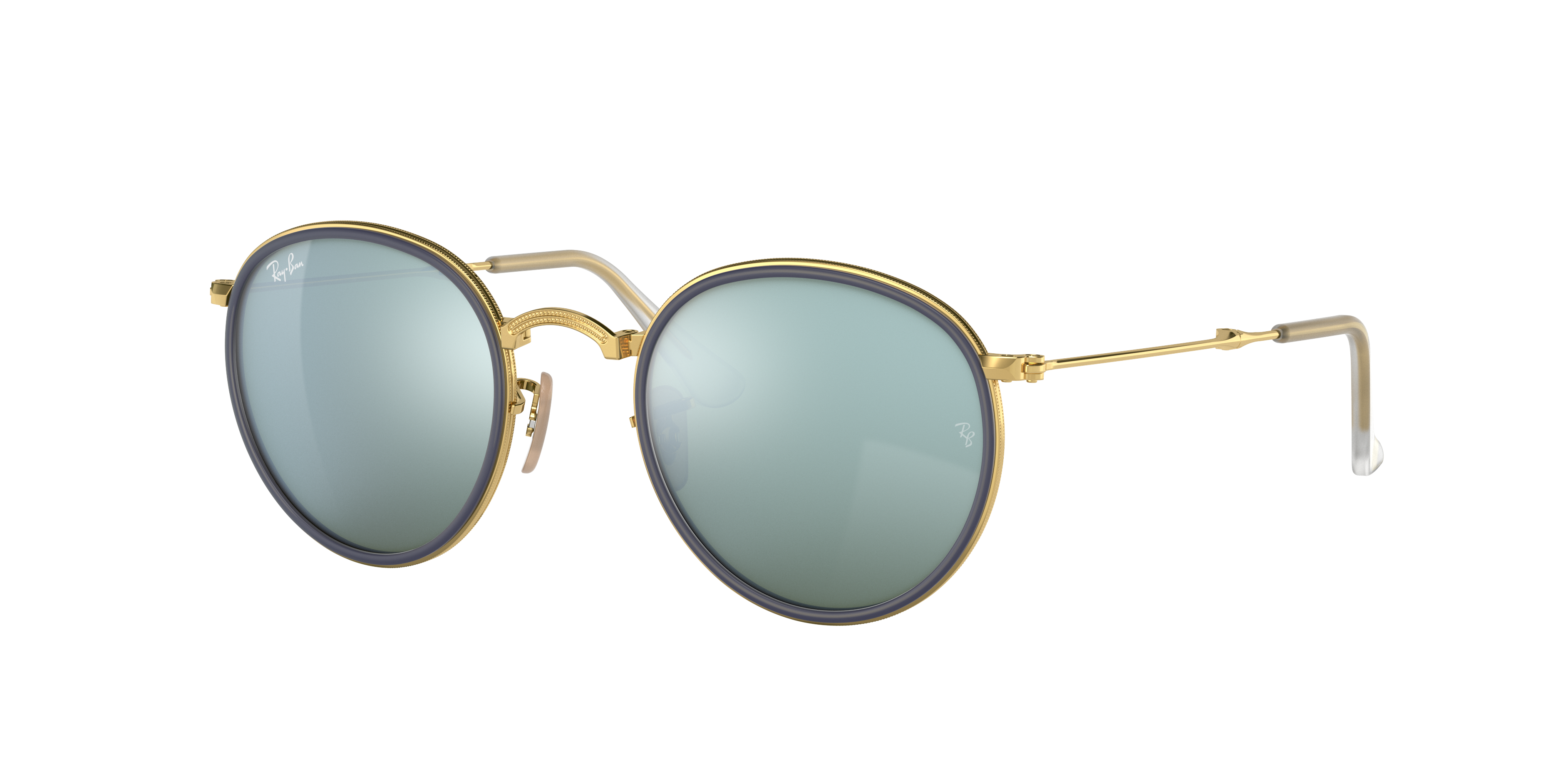 Ray-Ban Round Folding RB3517 Gold 