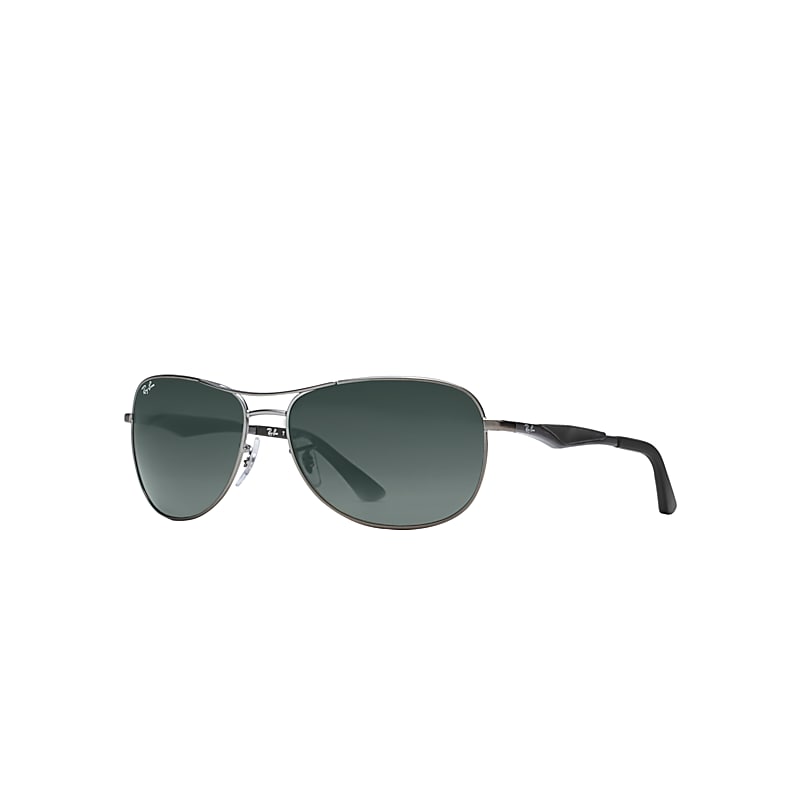 Ray-Ban Rb3519 Sunglasses Gunmetal Frame Green Lenses 59-15