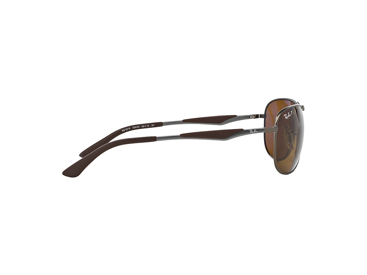 Rb3519 Sunglasses in Gunmetal and Brown | Ray-Ban®