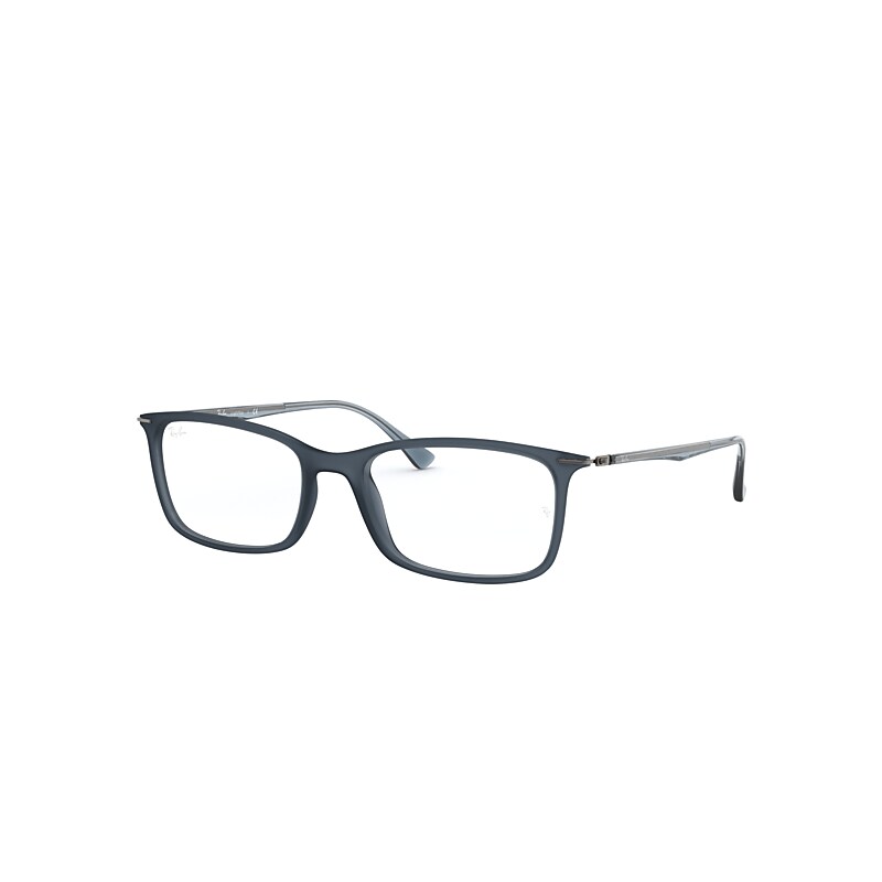 Ray-Ban Rb7031 Eyeglasses Blue Frame Clear Lenses Polarized 53-17